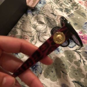 Pink Cheetah print Versace sunglasses
